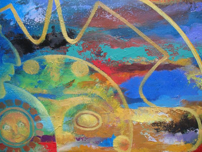 Sixth sun Fine Art Painting Lana Korolievskaia - Subjektiv.art