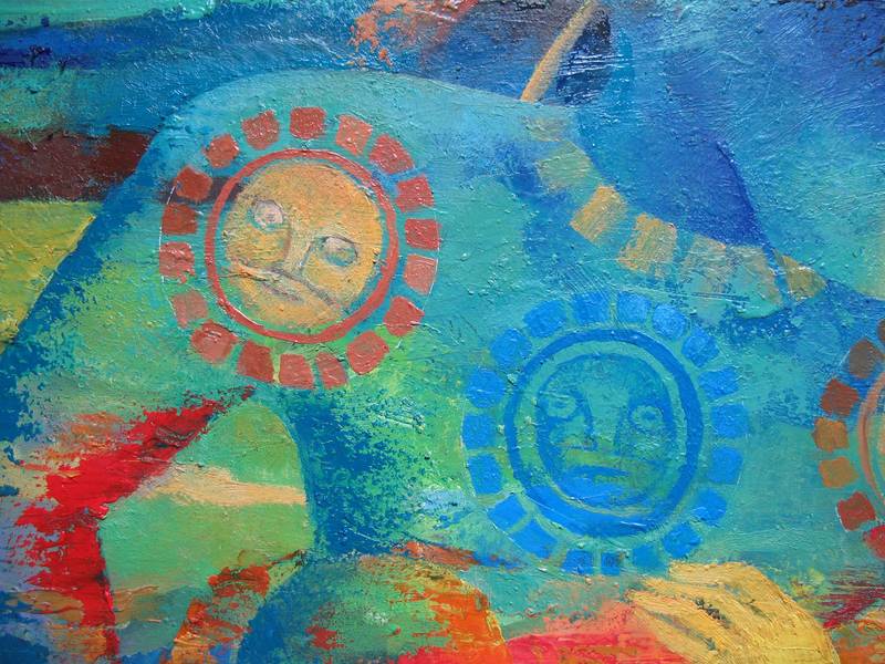 Sixth sun Fine Art Painting Lana Korolievskaia - Subjektiv.art