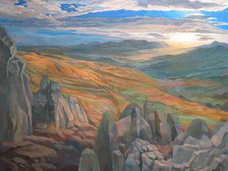 Valley of Ghosts. Demerdzhi. Fine Art Painting Lana Korolievskaia - Subjektiv.art