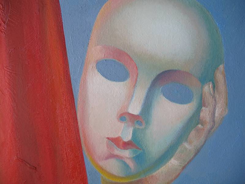 The crystal note of moral loneliness Fine Art Painting Lana Korolievskaia - Subjektiv.art