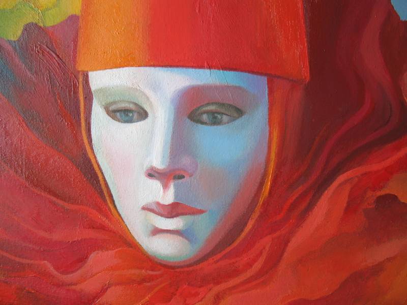 The crystal note of moral loneliness Fine Art Painting Lana Korolievskaia - Subjektiv.art