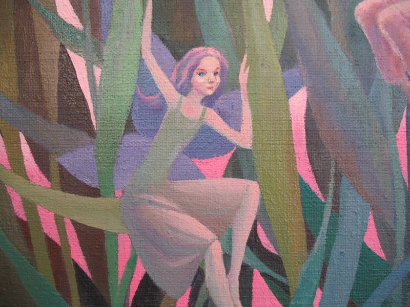 When dusk falls Surrealistic Painting Lana Korolievskaia - Subjektiv.art