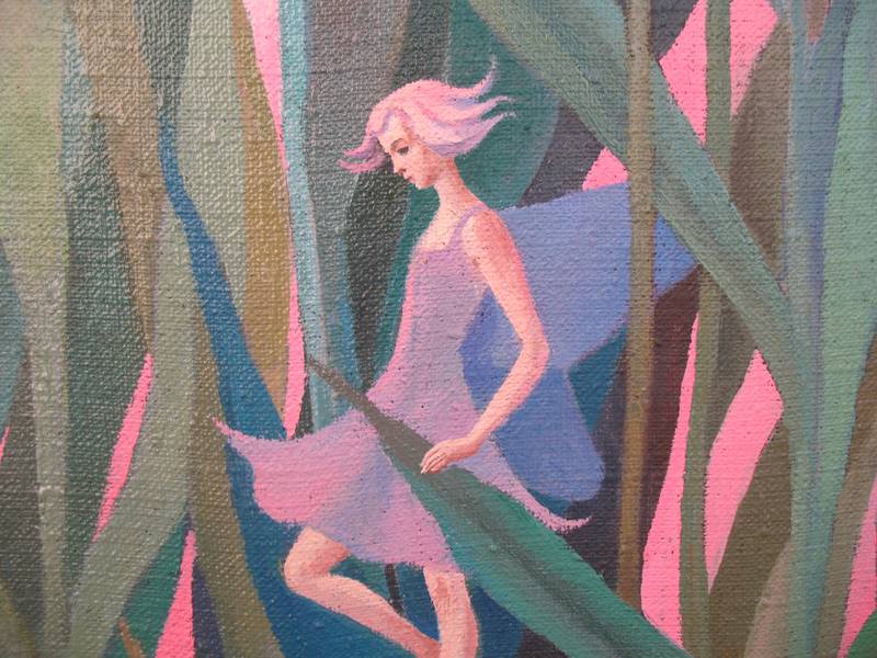 When dusk falls Surrealistic Painting Lana Korolievskaia - Subjektiv.art