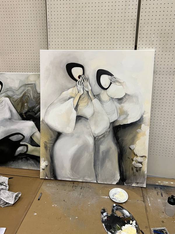 The return Unspecified Painting Rymma Vinogradova - Subjektiv.art