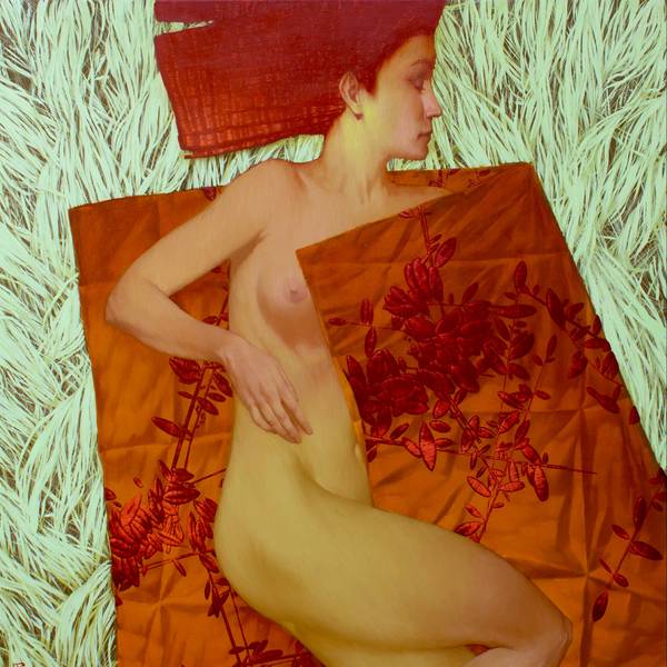Copper leaf Fine Art Painting Artem Rohovyi - Subjektiv.art