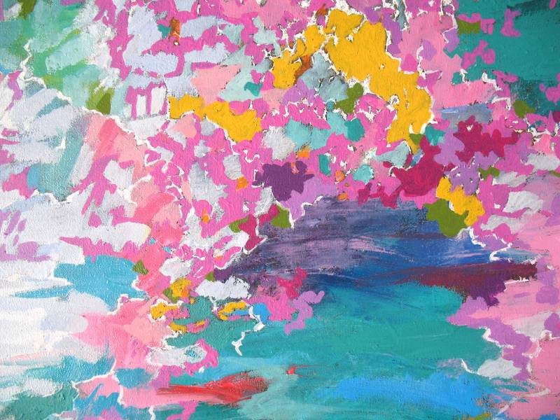 Flower of peace Fine Art Painting Lana Korolievskaia - Subjektiv.art