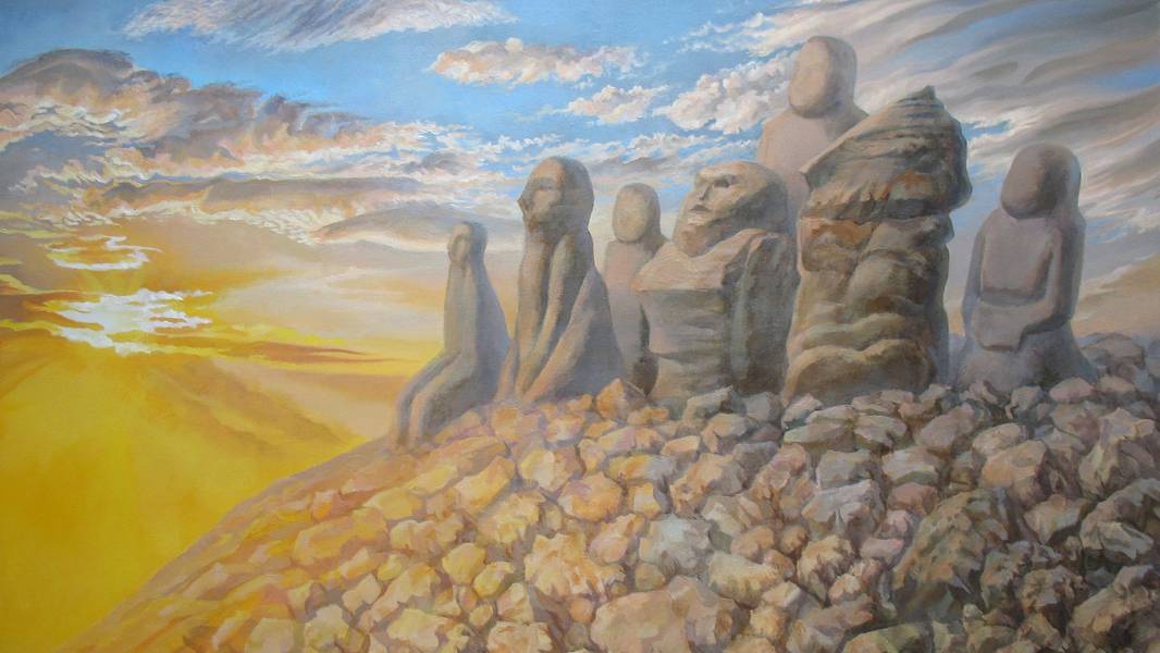 Dawn keepers Fine Art Painting Lana Korolievskaia - Subjektiv.art