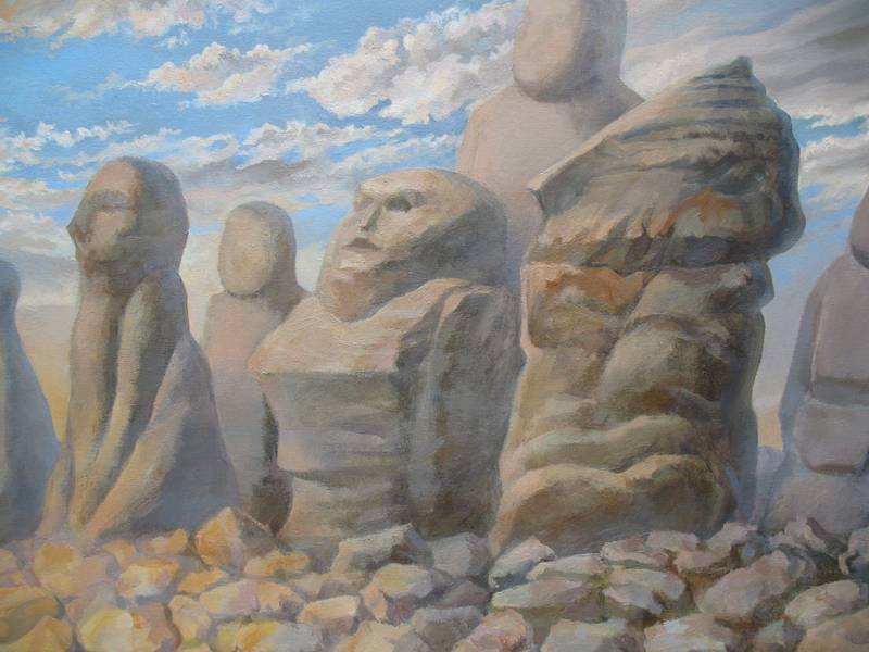 Dawn keepers Fine Art Painting Lana Korolievskaia - Subjektiv.art