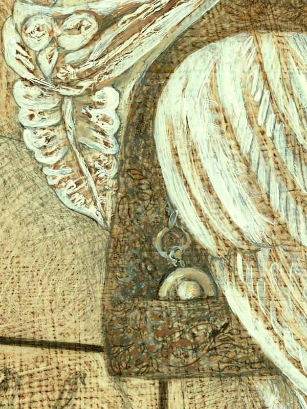 White Raven Surrealistic Prints Lana Korolievskaia - Subjektiv.art