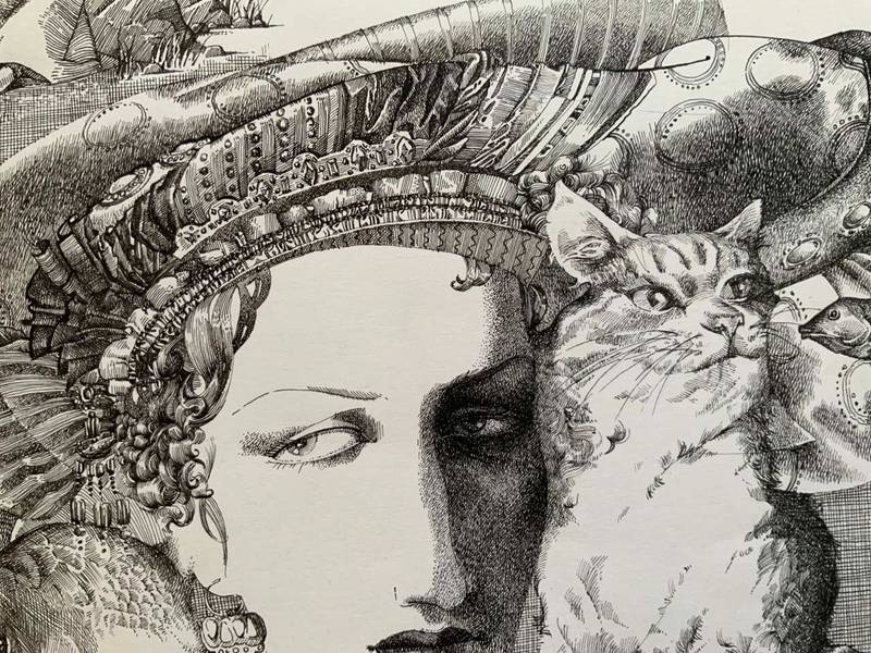 Morning tea Graphic, illustrative and typographic Drawing Julia Chemerys - Subjektiv.art