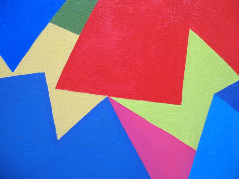 Birds of peace Abstract Painting Lana Korolievskaia - Subjektiv.art