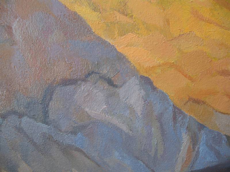 The mountain that the sun loves Fine Art Painting Lana Korolievskaia - Subjektiv.art