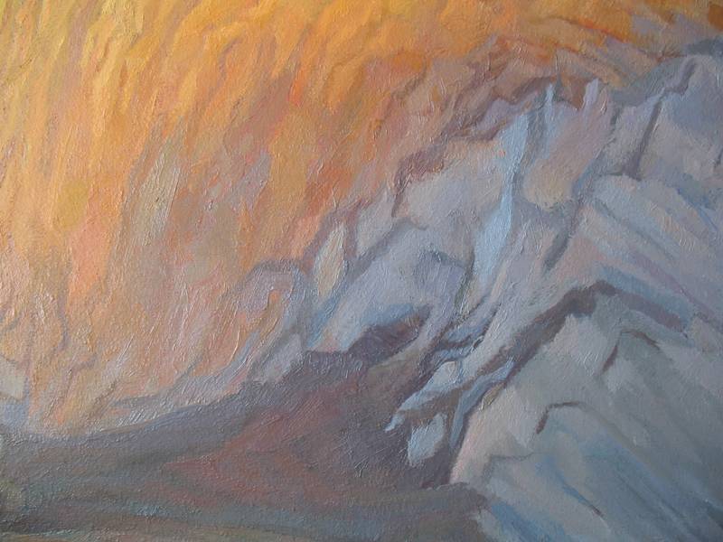 The mountain that the sun loves Fine Art Painting Lana Korolievskaia - Subjektiv.art
