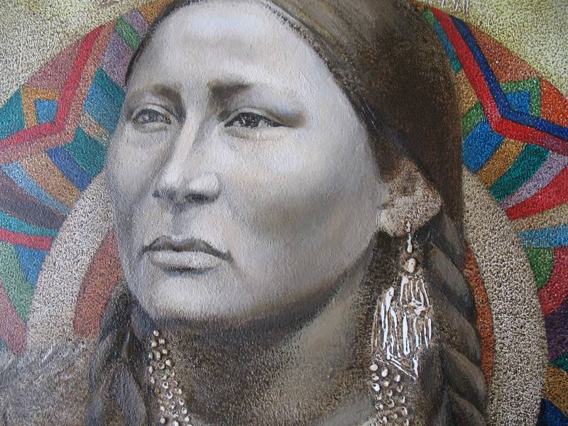 Indian Gioconda Fine Art Painting Lana Korolievskaia - Subjektiv.art