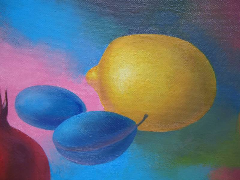 Fruit gravity Fine Art Painting Lana Korolievskaia - Subjektiv.art