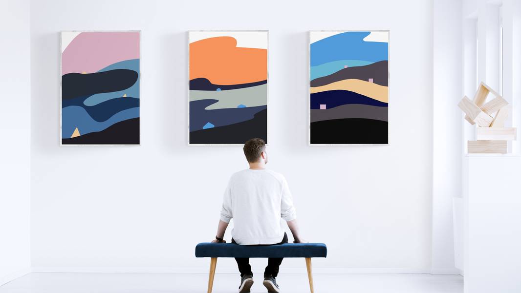 Color composition 72 Abstract Painting Volodymyr Ivanchuk - Subjektiv.art