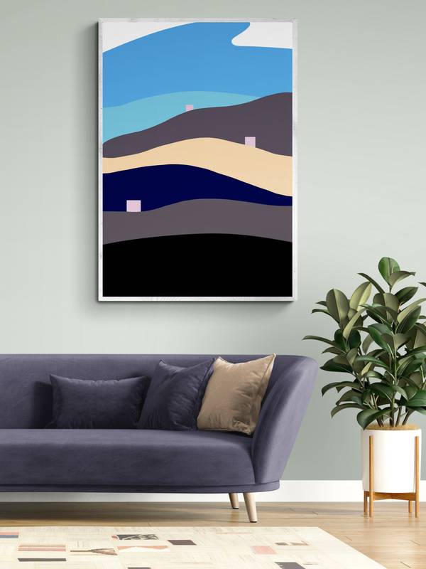 Color composition 72 Abstract Painting Volodymyr Ivanchuk - Subjektiv.art